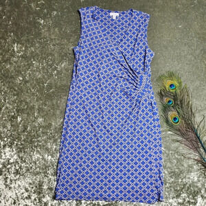 Charter Club Geometric Faux Wrap Dress